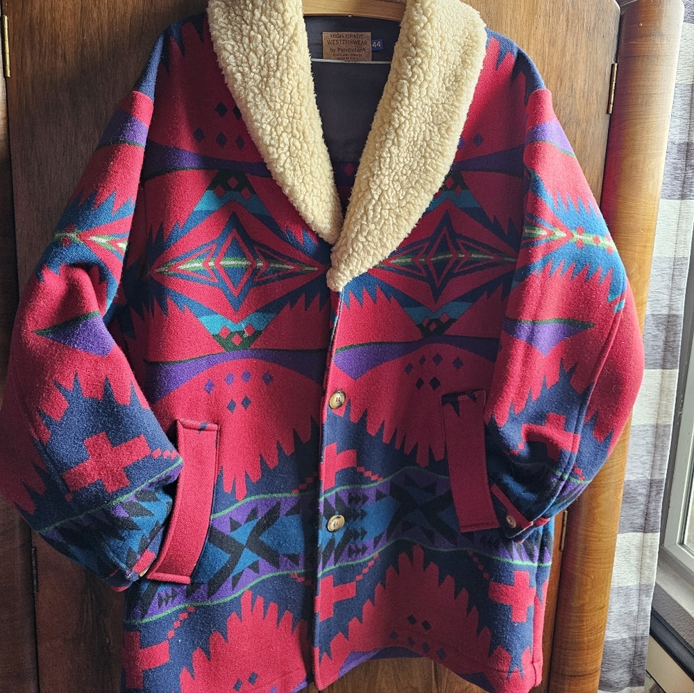 PENDLETON Vintage Western Coat Sz 44